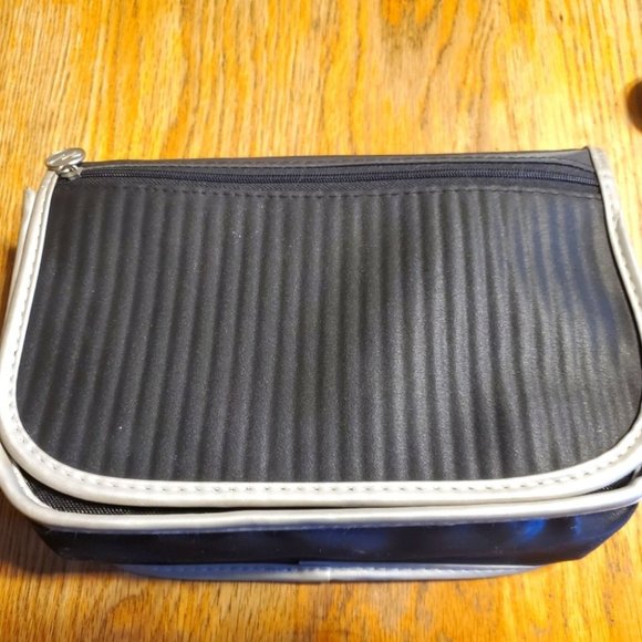 WEIGHT WATCHERS Bag Organizer Black CARRYING CASE Genuine LOGO Zipper - Picture 2 of 3